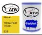 Preview: Nissan, Yellow Pearl Tricoat, E33: 500ml Lackdose, von ATW Autoteile West.